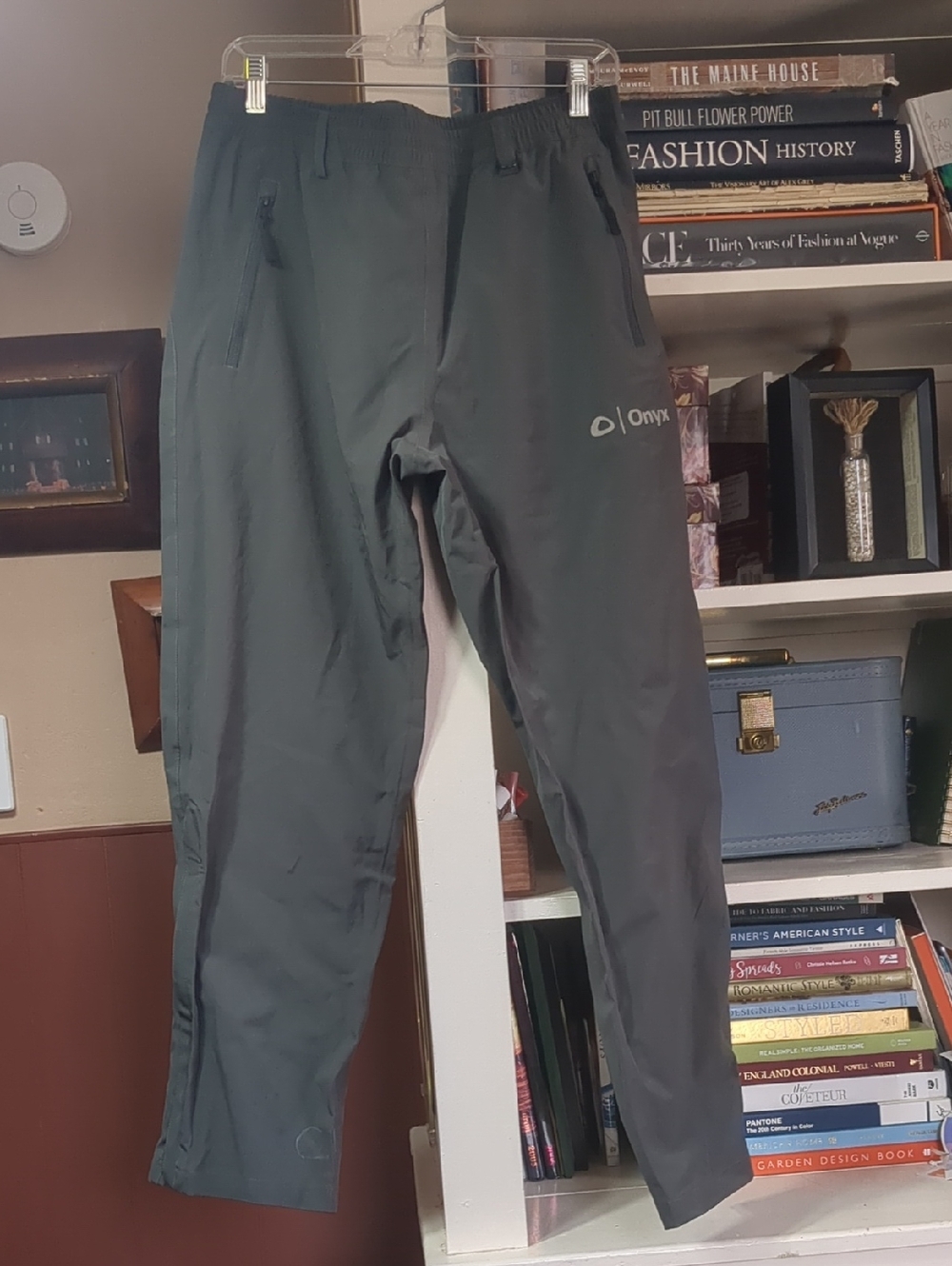 Onyx Men's Outdoor Softshell Rain Pants - Dark Gray